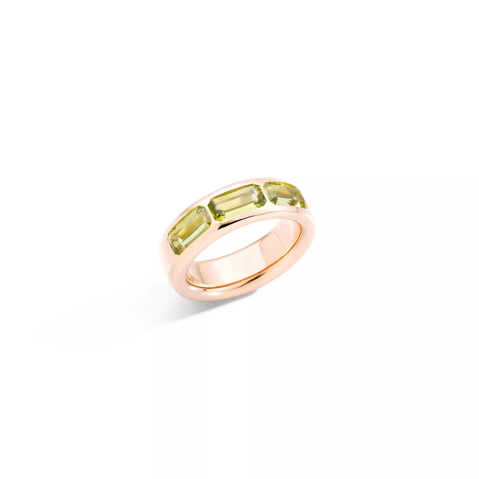 Pomellato Iconica Ring aus Roségold mit Peridot