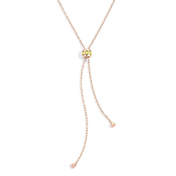 Pomellato Iconica Collier aus Roségold mit Peridot