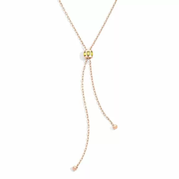 Pomellato Iconica Collier aus Roségold mit Peridot