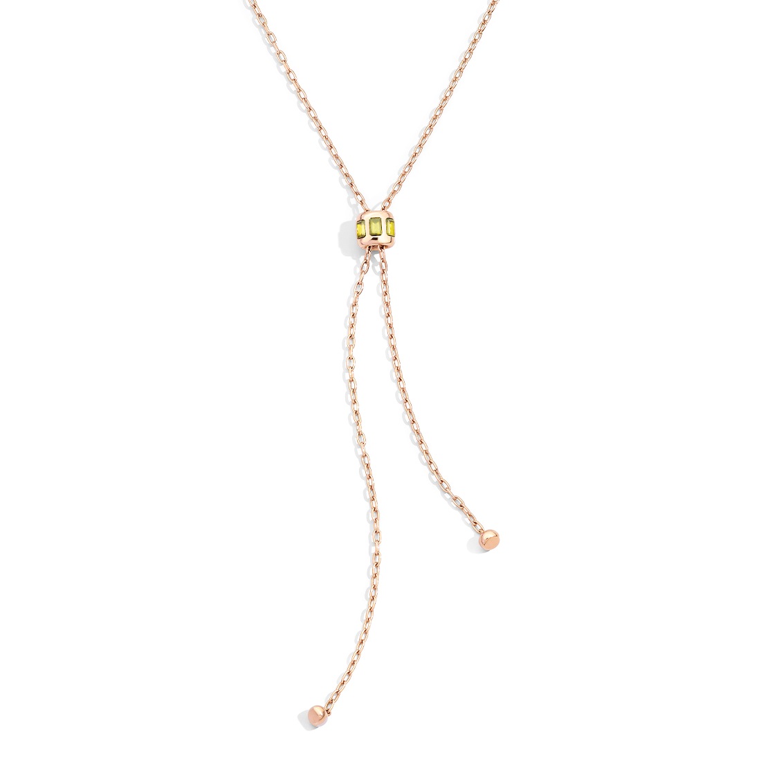 Pomellato Iconica Collier aus Roségold mit Peridot