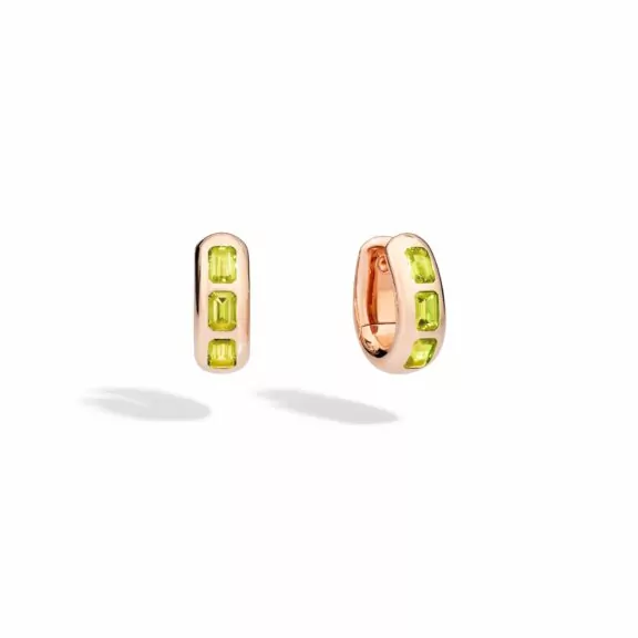Pomellato Iconica Ohrschmuck aus Roségold mit Peridot