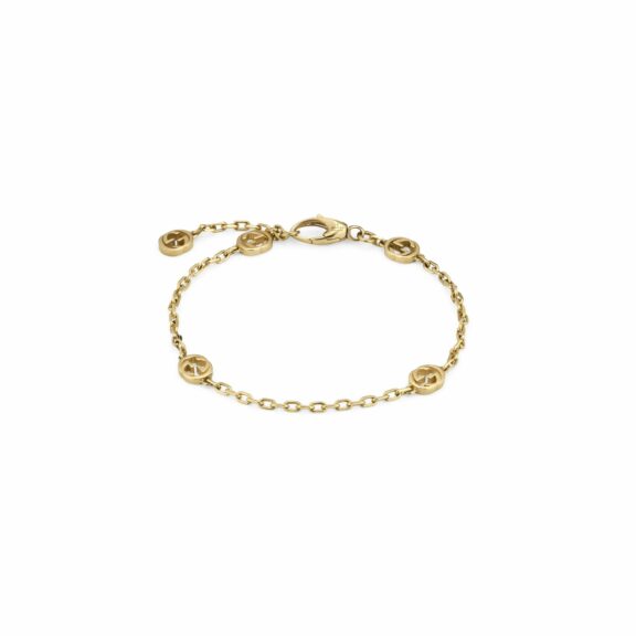 Interlocking Armschmuck von Gucci aus 18 Karat Gelbgold