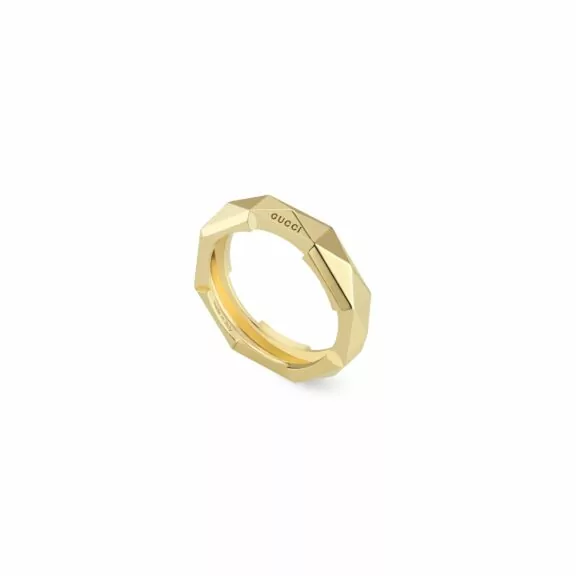 Link to Love Ring von Gucci aus 18 Karat Gelbgold