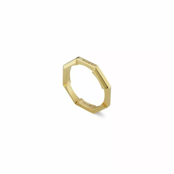 Link to Love Ring von Gucci aus 18 Karat Gelbgold