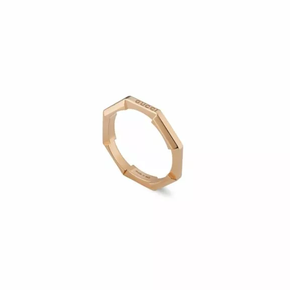 Link to Love Ring von Gucci aus 18 Karat Roségold