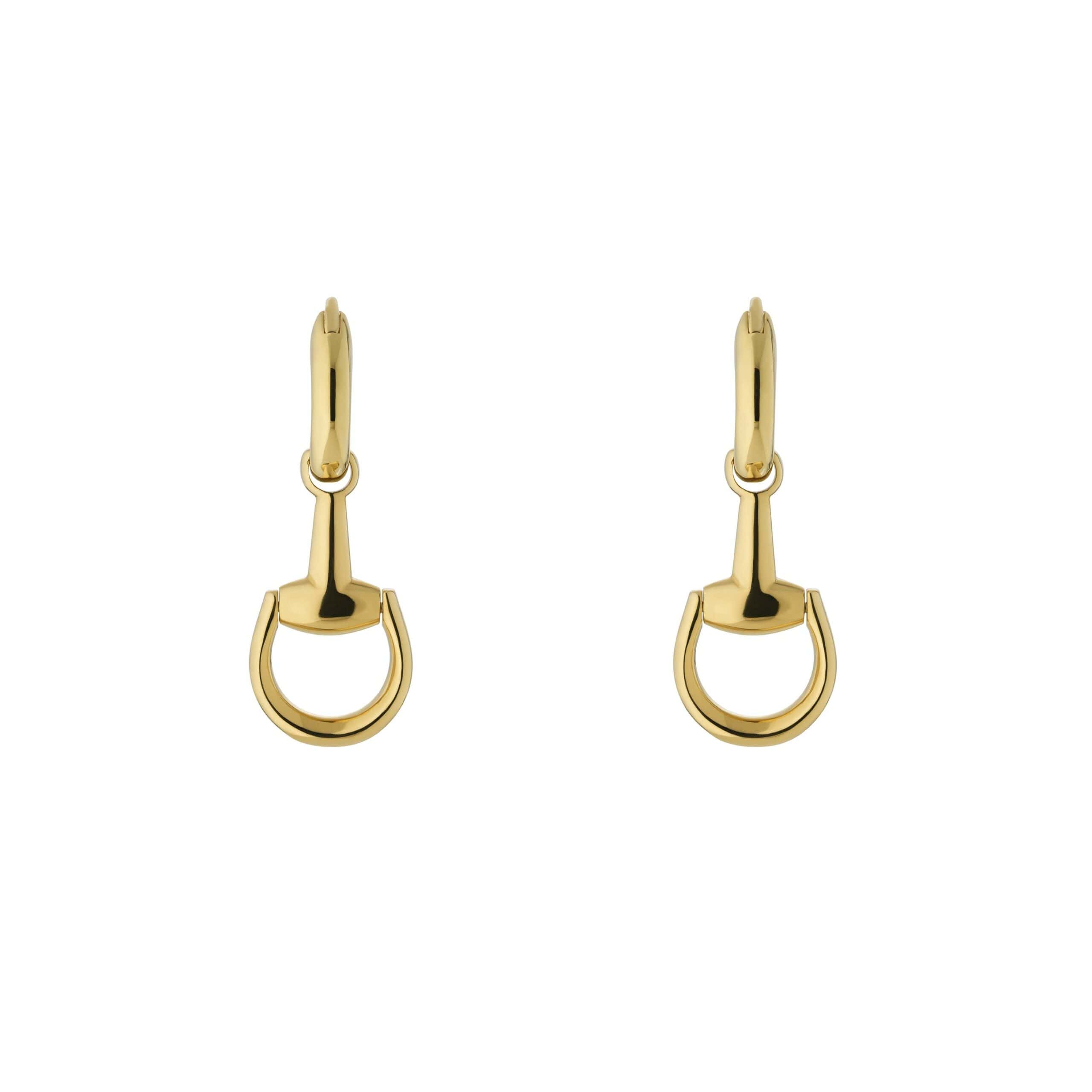Horsebit Ohrschmuck von Gucci aus 18 Karat Gelbgold