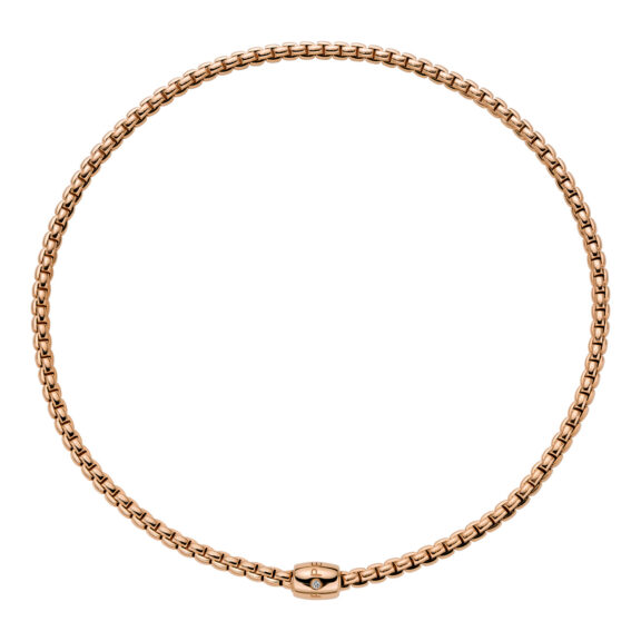 Collier von Fope aus 18 Karat Roségold mit Brillant