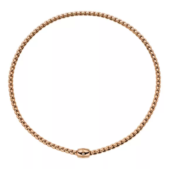 Collier von Fope aus 18 Karat Roségold mit Brillant