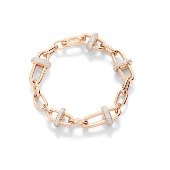 Pomellato Iconica Armband aus Roségold mit Diamanten