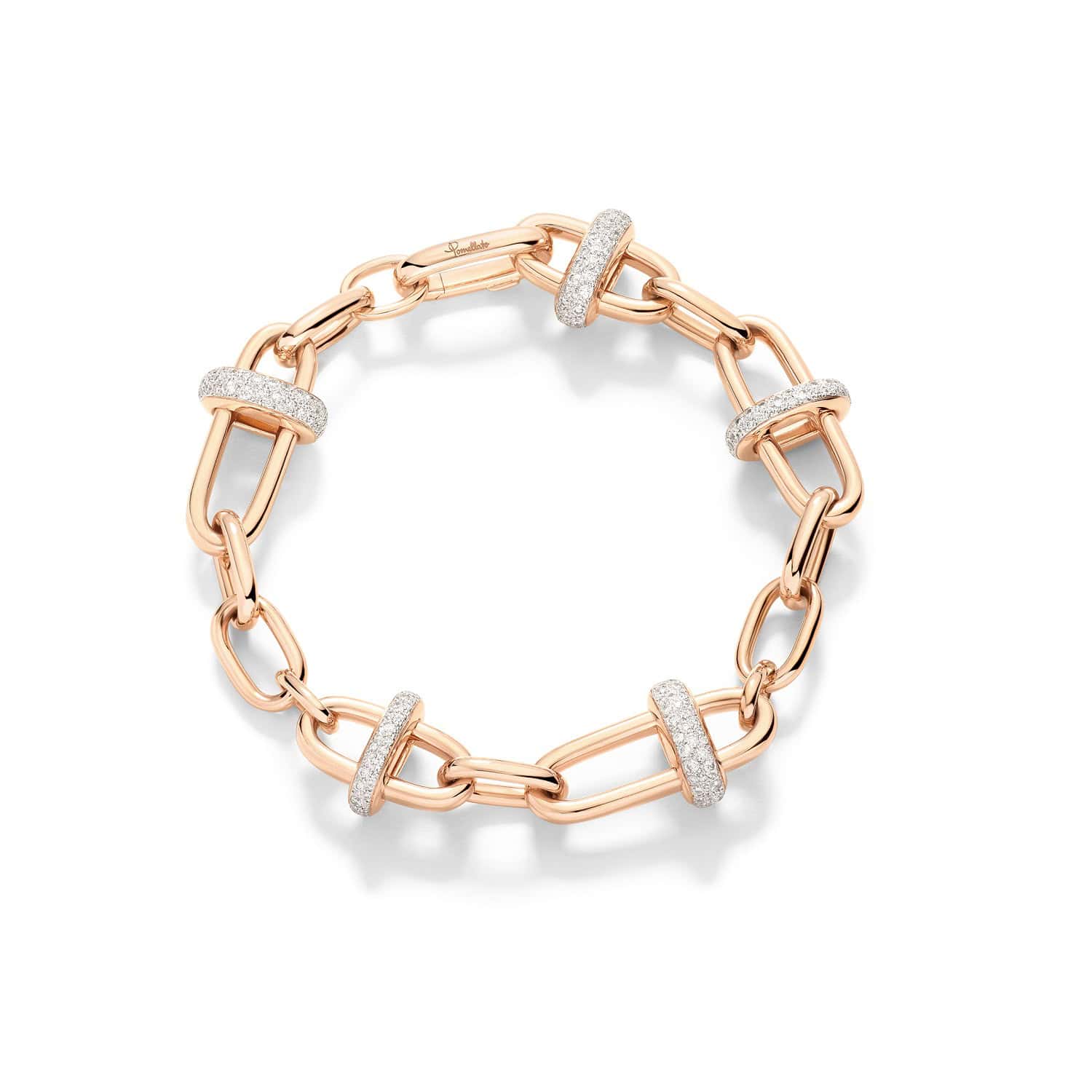 Pomellato Iconica Armband aus Roségold mit Diamanten