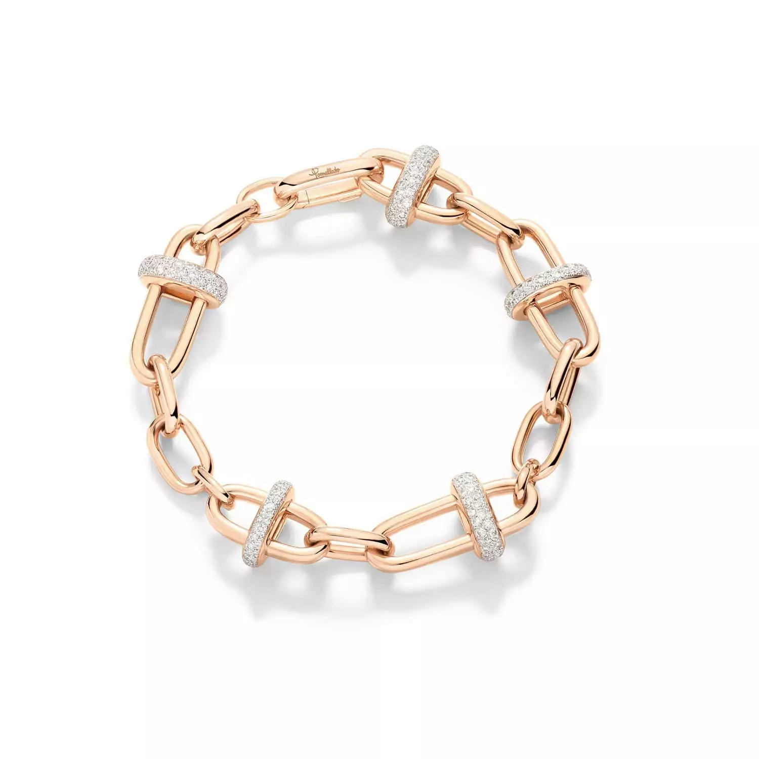 Pomellato Iconica Armband aus Roségold mit Diamanten