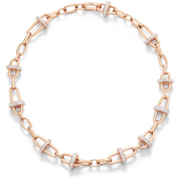 Pomellato Iconica Collier aus Roségold mit Diamanten