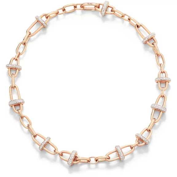 Pomellato Iconica Collier aus Roségold mit Diamanten