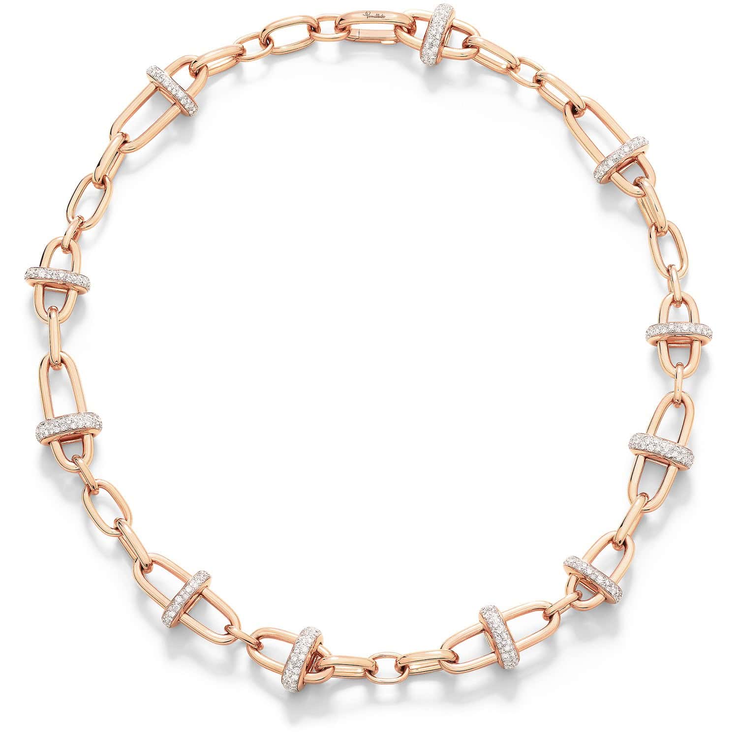 Pomellato Iconica Collier aus Roségold mit Diamanten