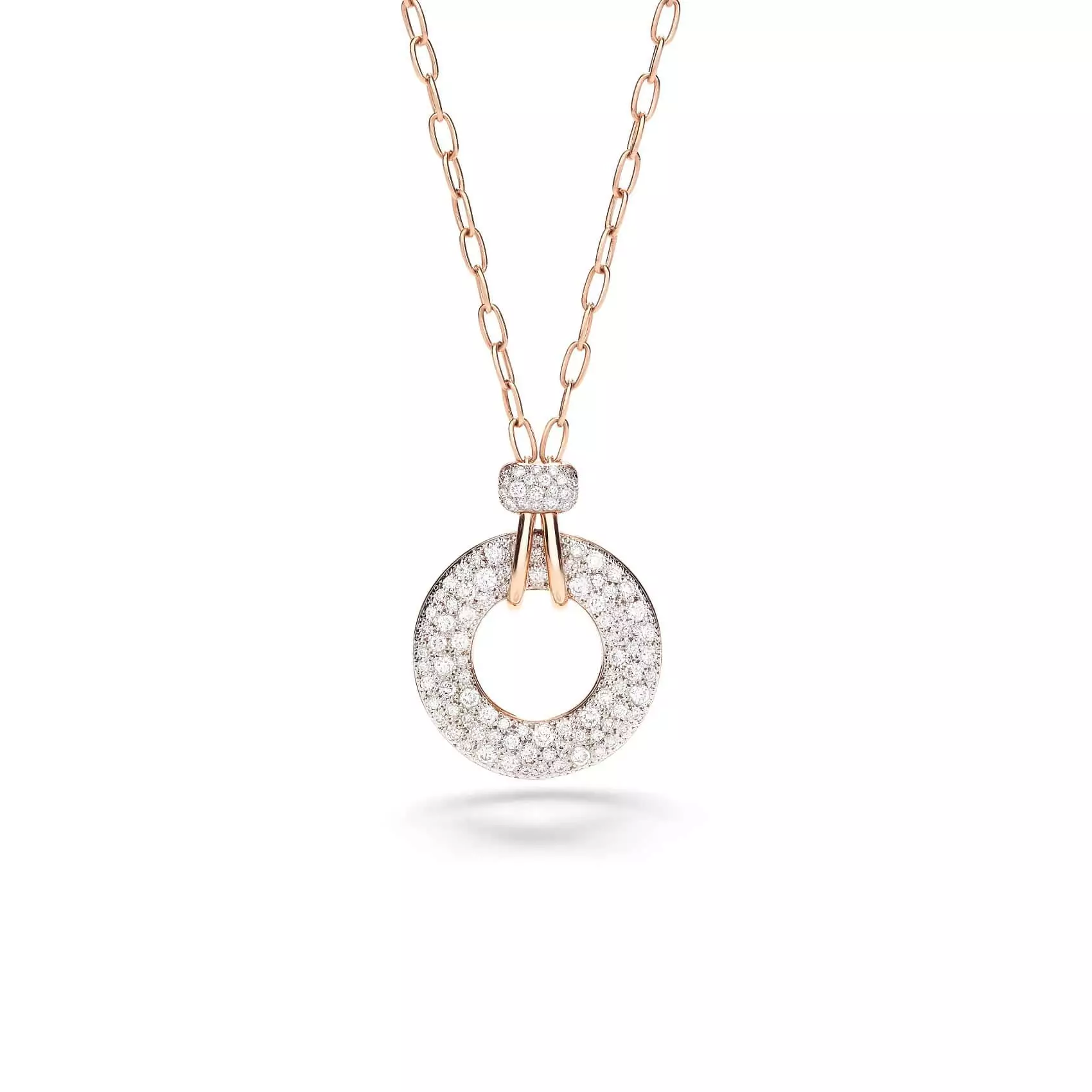 Pomellato Iconica Collier aus Roségold mit Diamanten