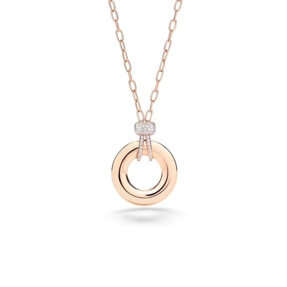 Pomellato Iconica Collier aus Roségold mit Diamanten