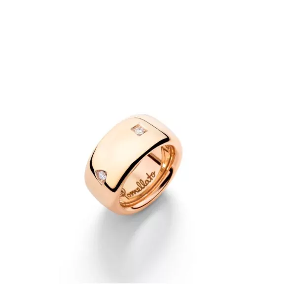 Pomellato Iconica Ring aus Roségold mit Diamanten