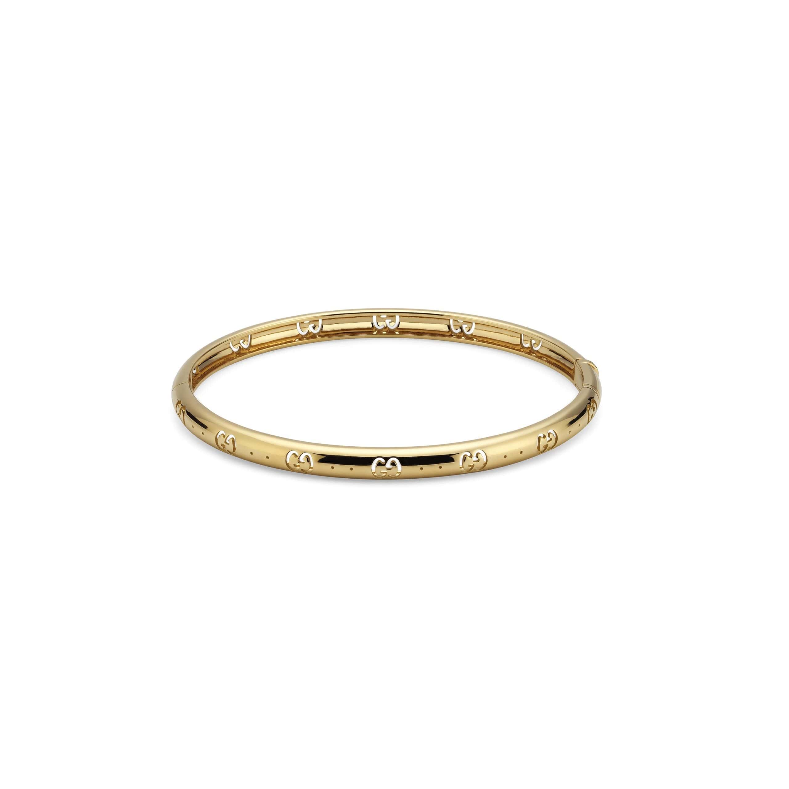 Icon Armreif von Gucci aus 18 Karat Gelbgold