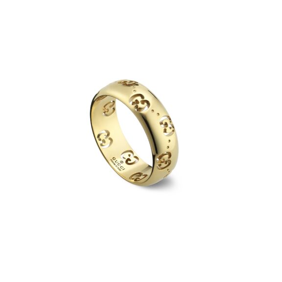 Icon Ring von Gucci aus 18 Karat Gelbgold