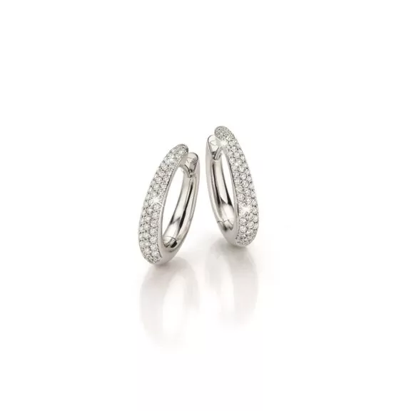 Ohrschmuck aus Weißgold mit Diamanten
