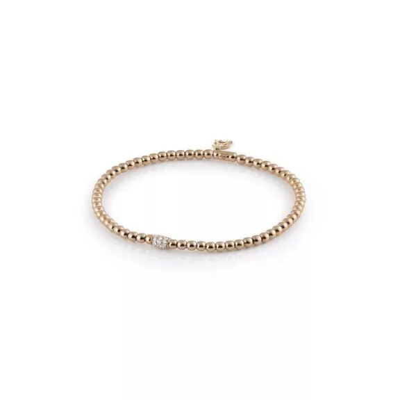 Armband Stretchy aus Roségold mit Diamanten