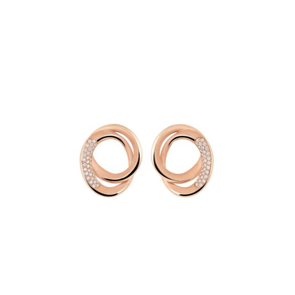 Annamaria Cammilli Firenze Ohrschmuck aus 18 Karat Pink Champagne Gold mit Brillanten