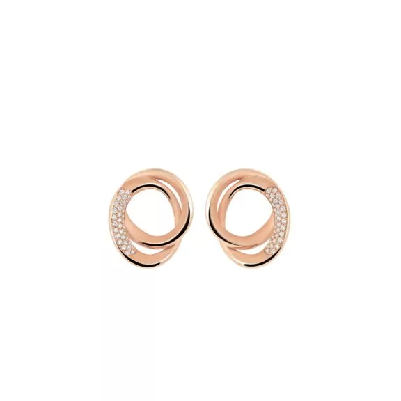 Annamaria Cammilli Firenze Ohrschmuck aus 18 Karat Pink Champagne Gold mit Brillanten