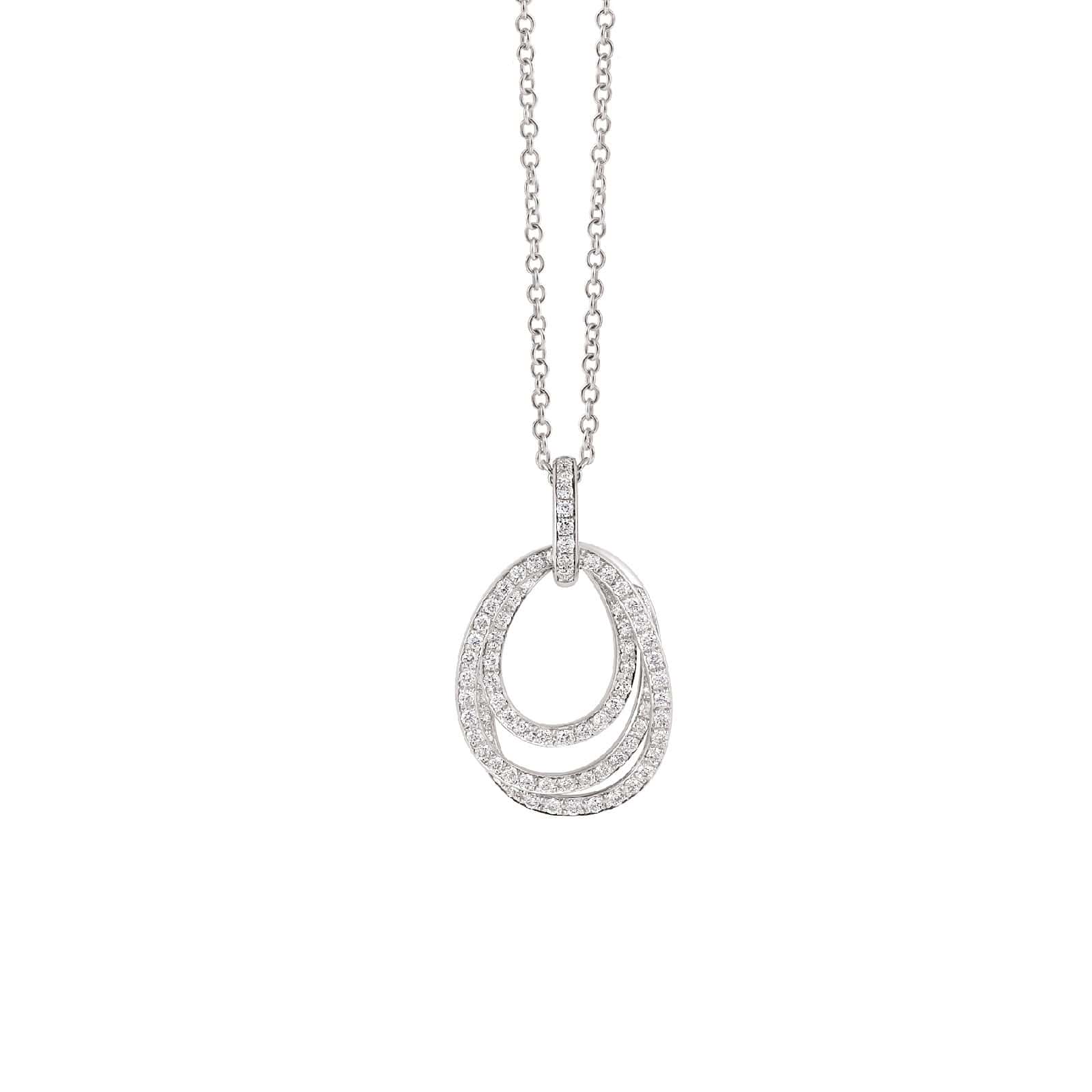 Anhänger Serenata aus Weißgold mit Diamanten