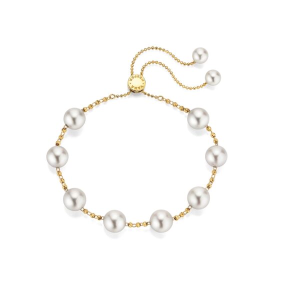 Armband aus Gelbgold mit Zuchtperlen