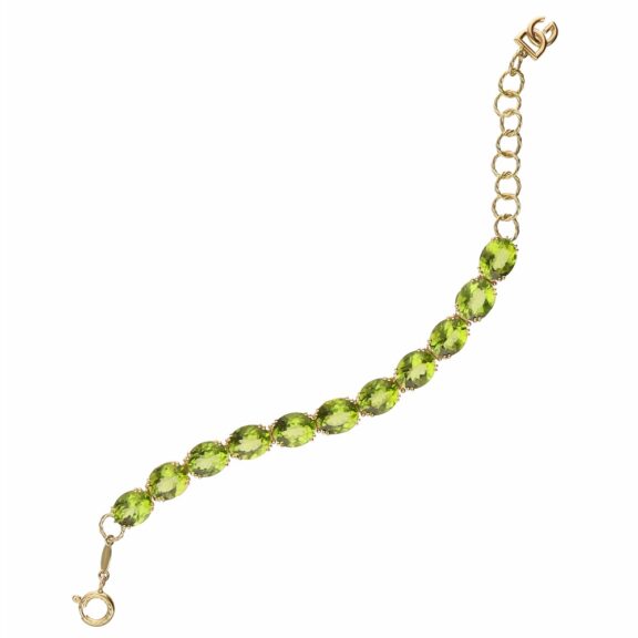 Anna Armband aus Gelbgold mit Peridot von Dolce & Gabbana