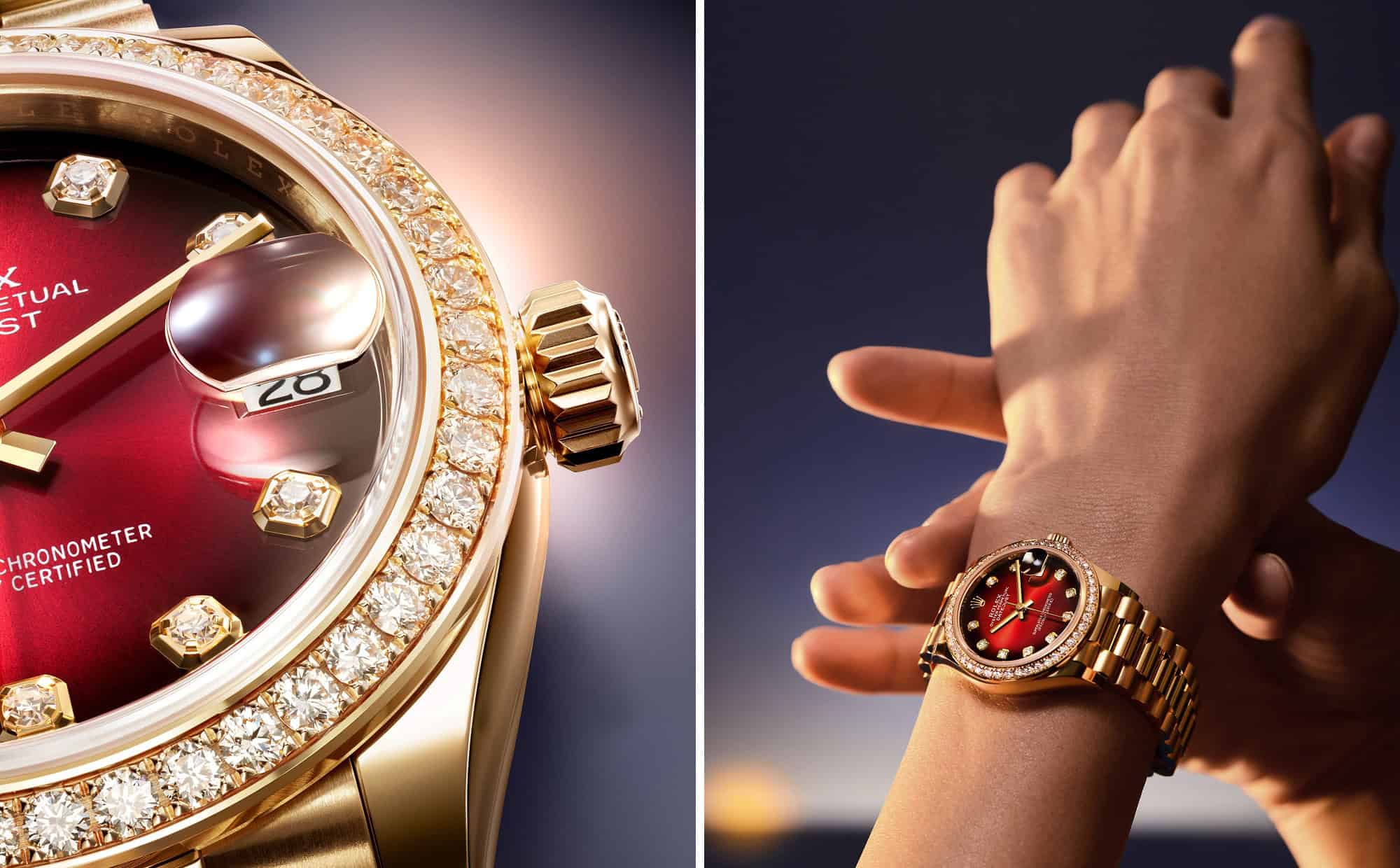 Die neue Datejust 31 in Gelbgold mit President-Band