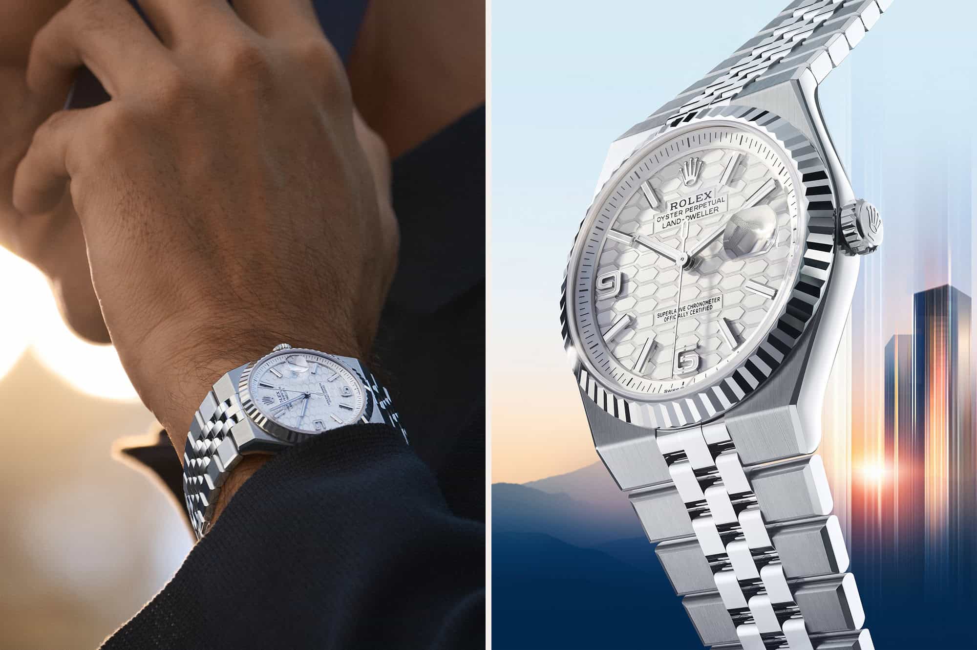 Die neue Rolex Land-Dweller 40 in Rolesor weiß