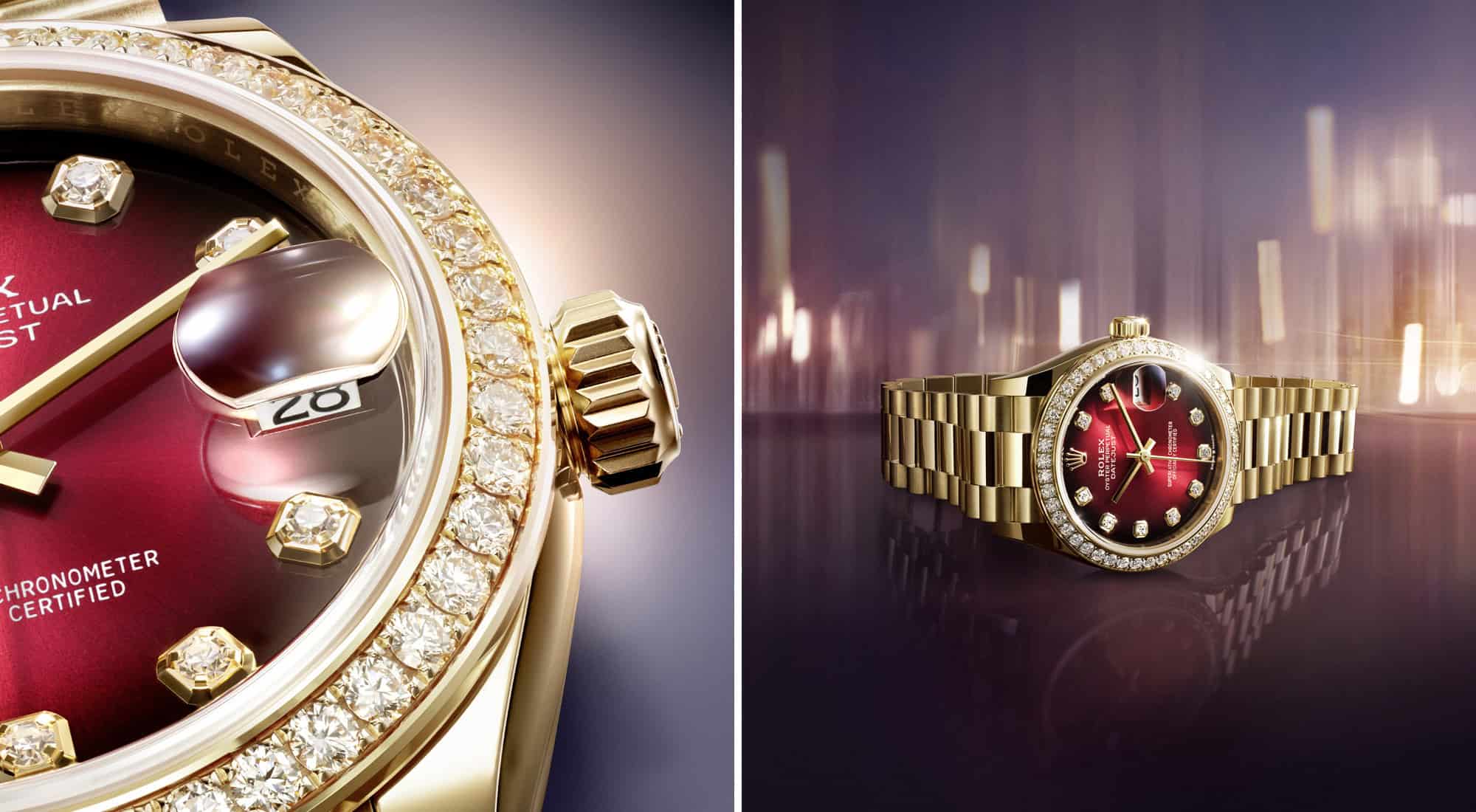 Rolex Datejust in Gelbgold bei Juwelier S.M.Wild