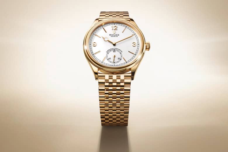 Rolex Perpetual 1908 in Gelbgold bei Juwelier S.M.Wild