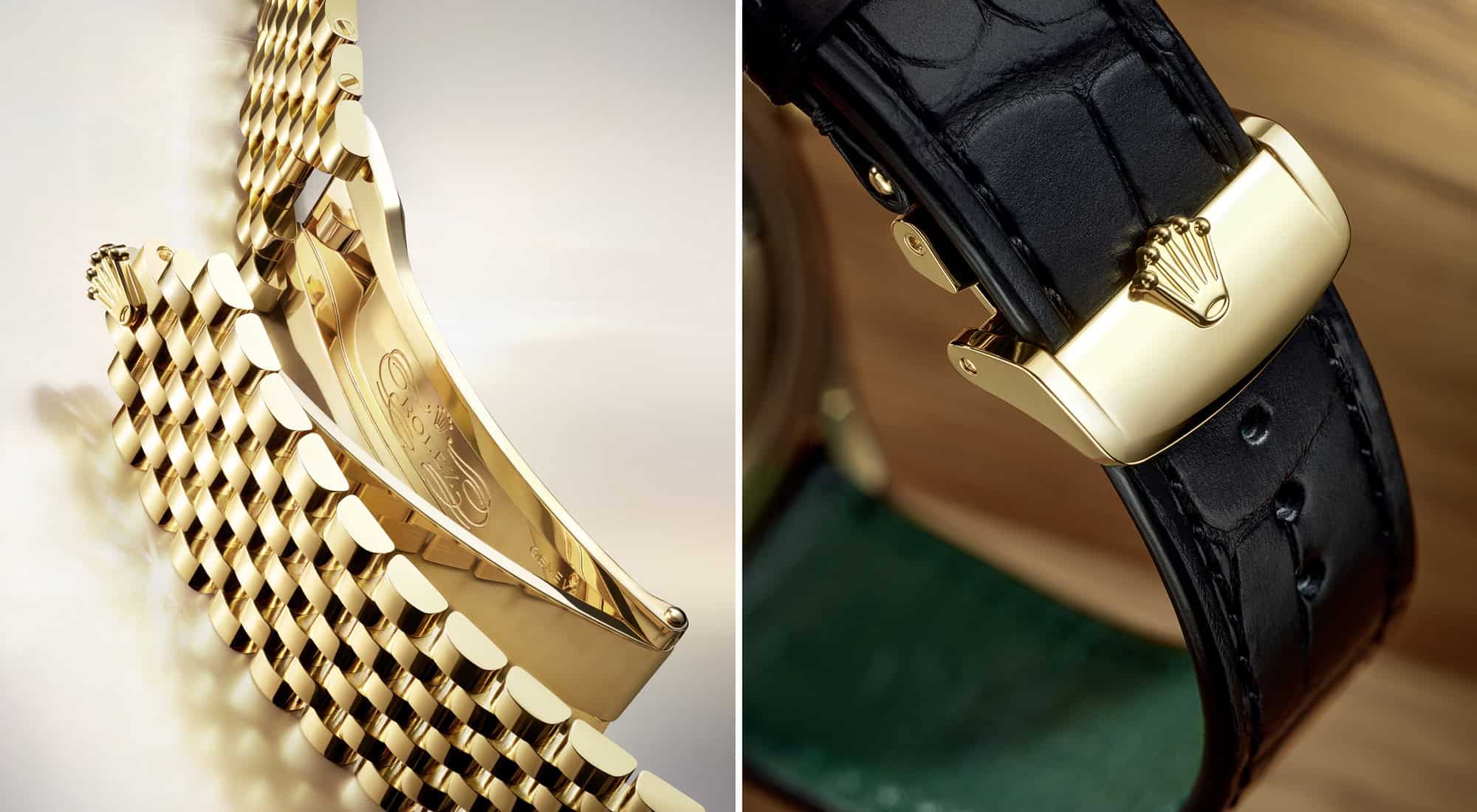 Die Bandvarianten der Rolex Perpetual 1908 in Gelbgold