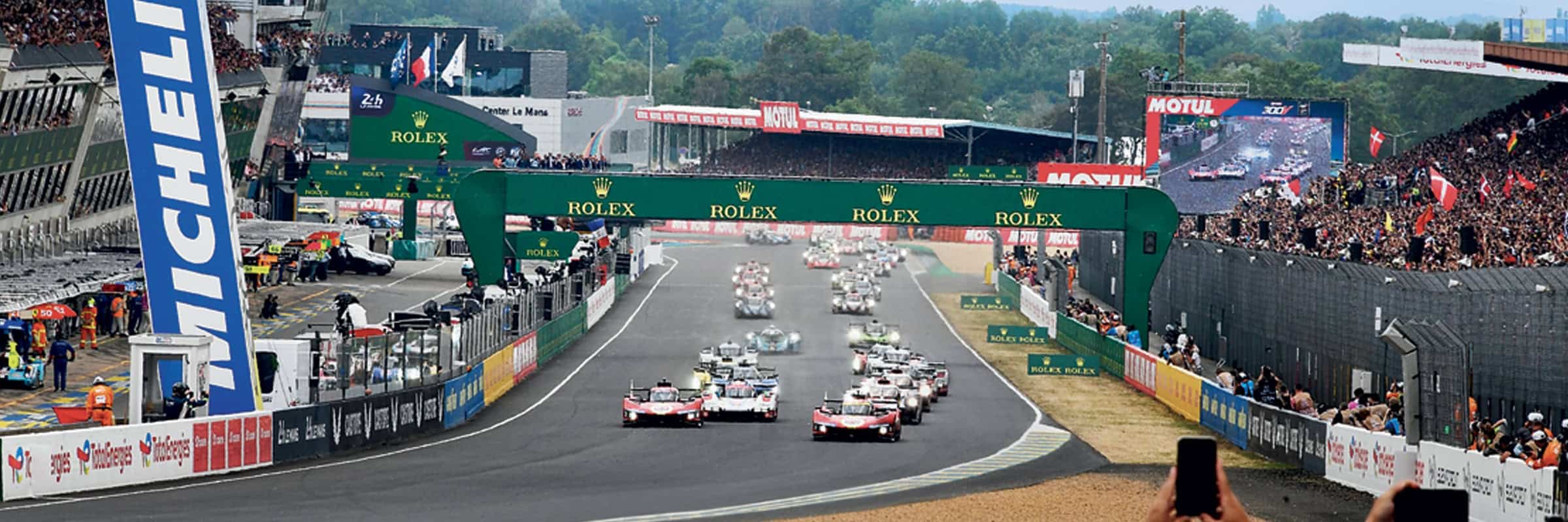 Rolex beim 24 Stundenrennen in Le Mans