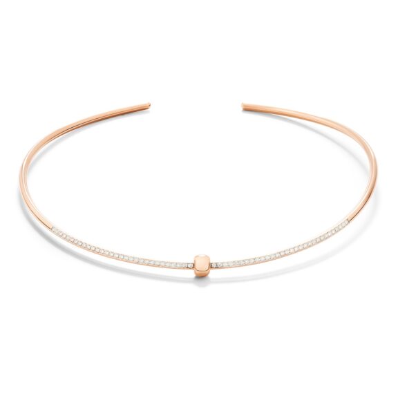 Pomellato Together Halsreif aus 18 Karat Rosegold mit Diamanten