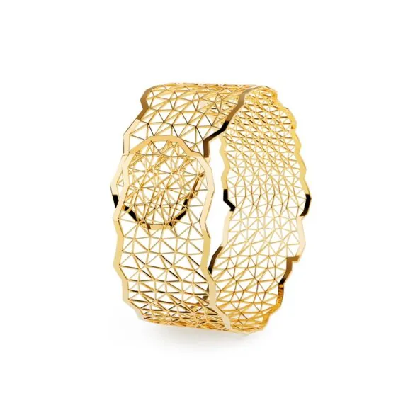 Niessing Armreif Topia Vision schmal aus Gelbgold