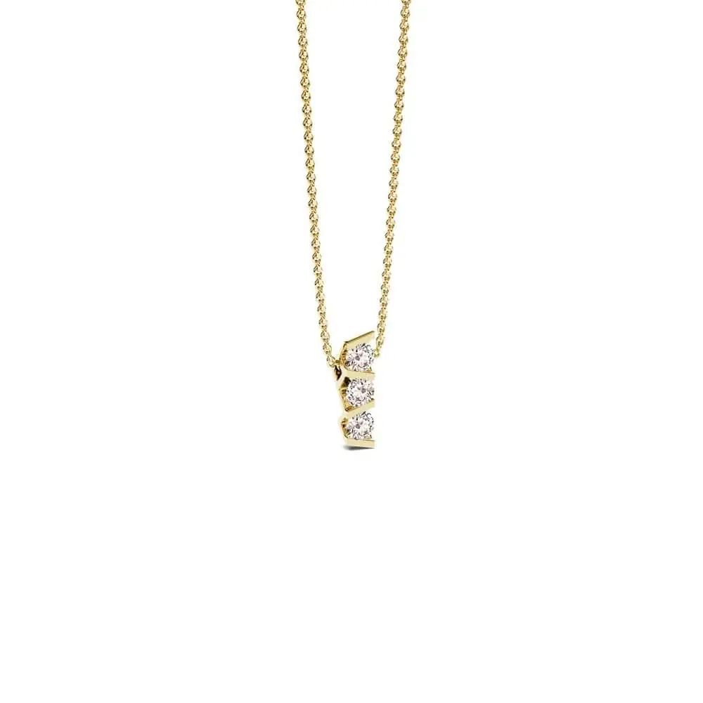 Niessing Collier Vivida aus Classic Yellow Gold mit Diamanten