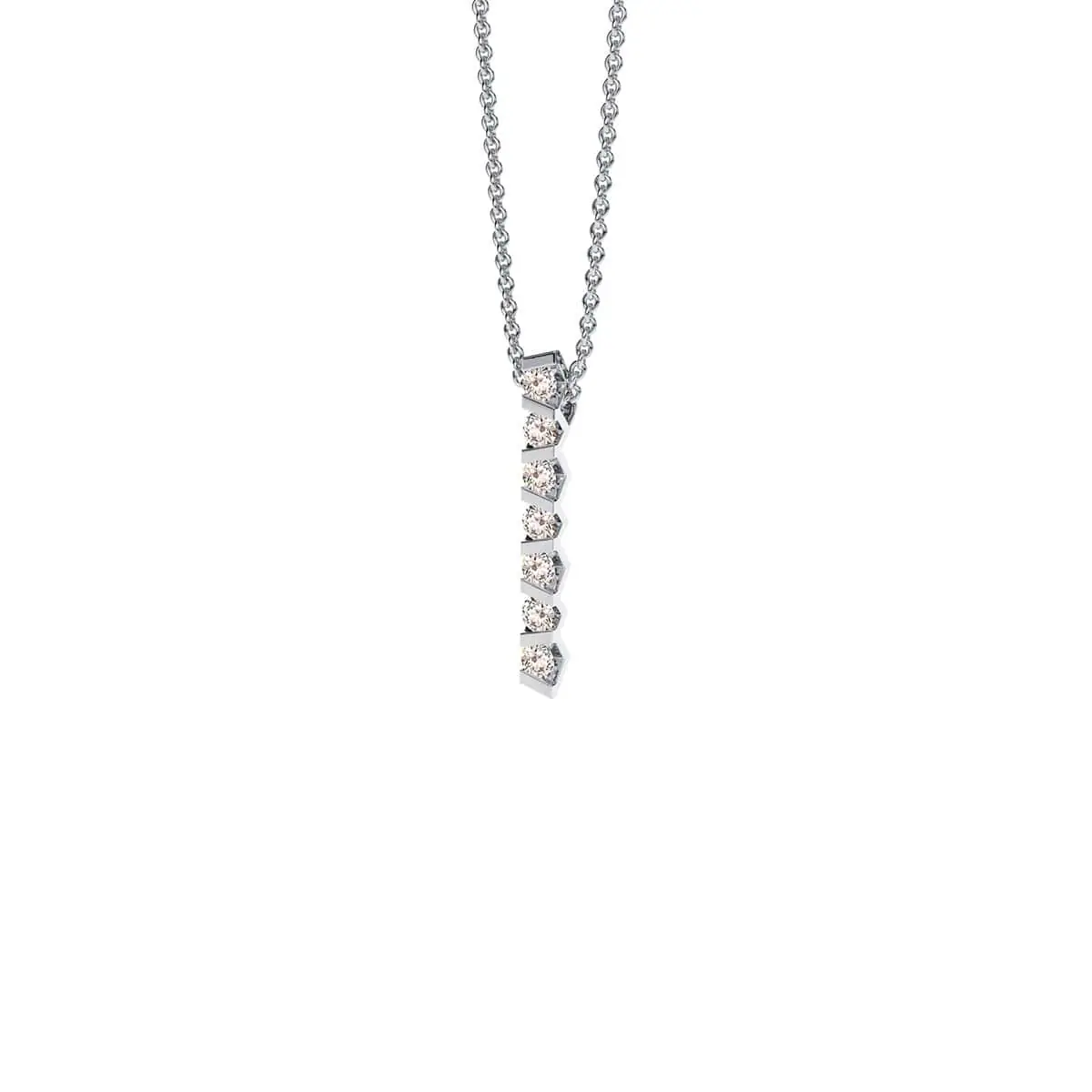Niessing Collier Vivida aus Platin mit Diamanten