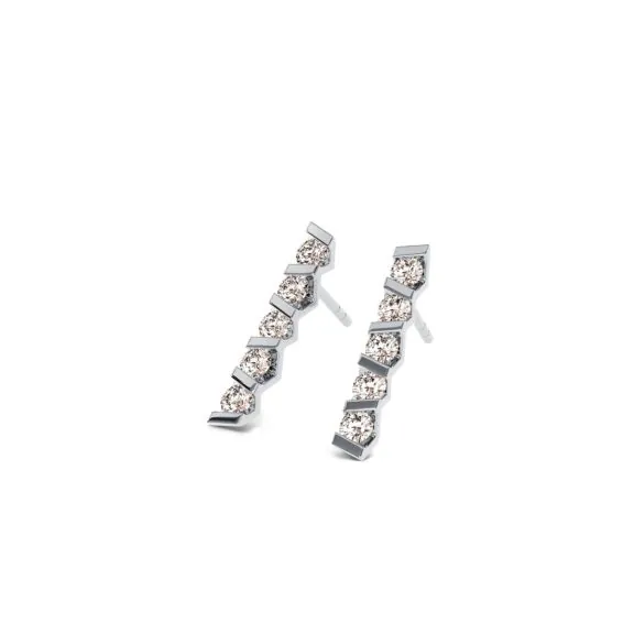 Niessing Ohrschmuck Vivida aus Platin mit Diamanten