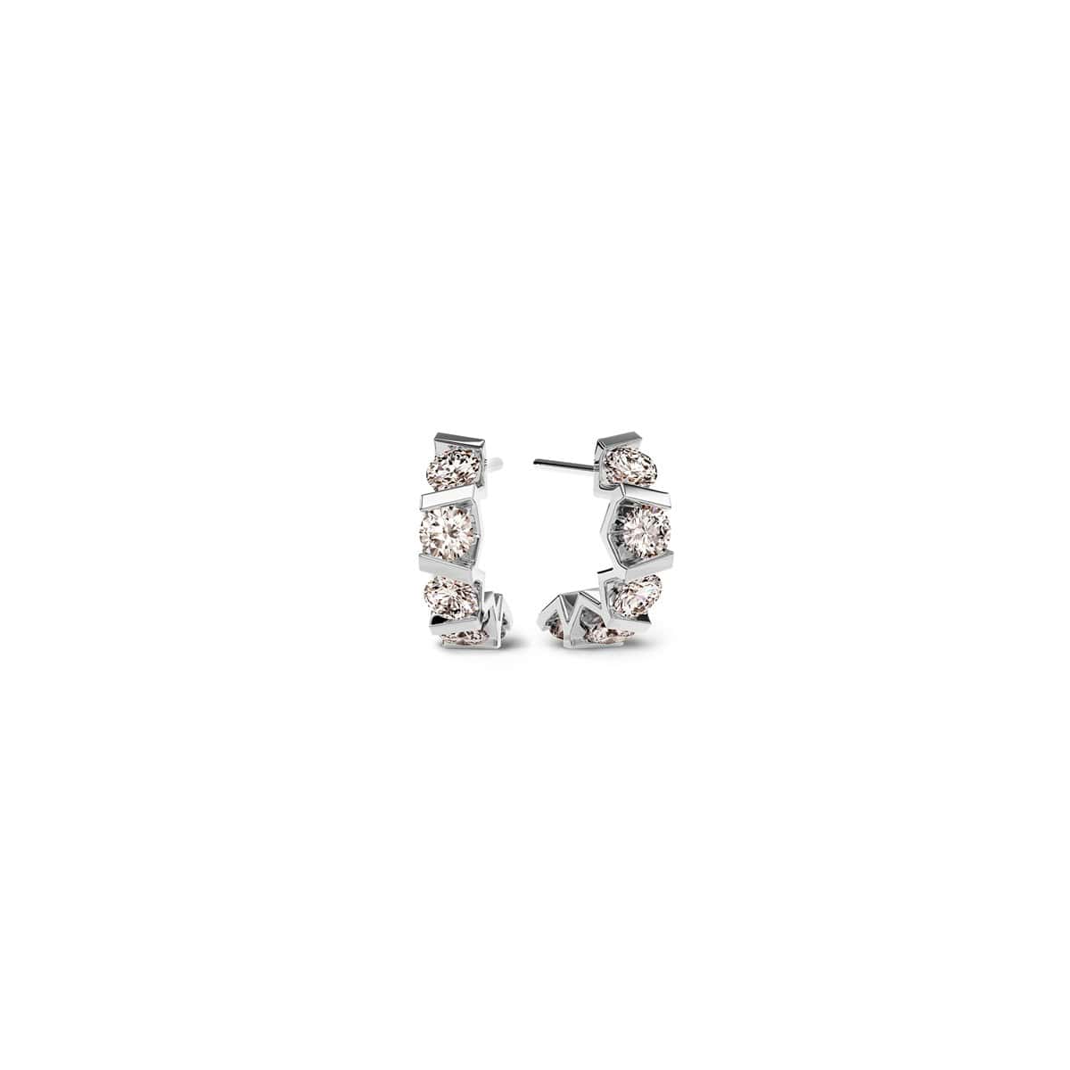 Niessing Ohrschmuck Vivida aus Platin mit Diamanten