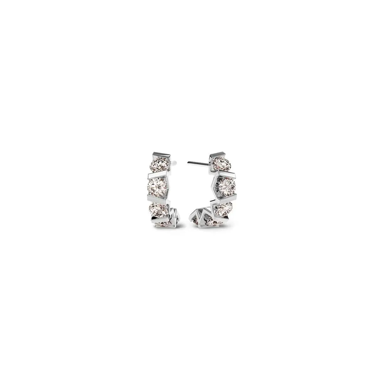 Niessing Ohrschmuck Vivida aus Platin mit Diamanten