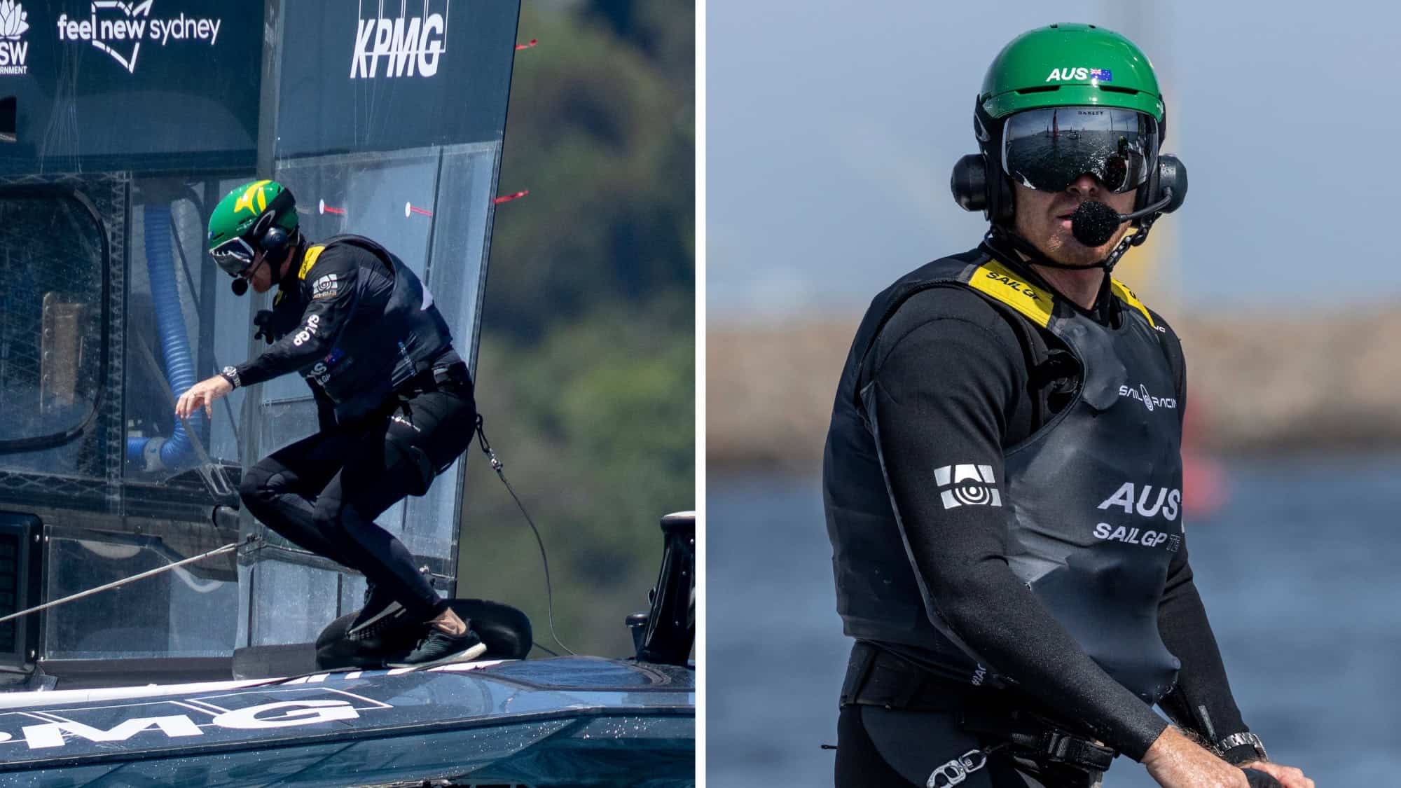 Die Welt von Rolex beim Sail GP mit Rolex Markenbotschafter im Segelsport - Tom Slingsby