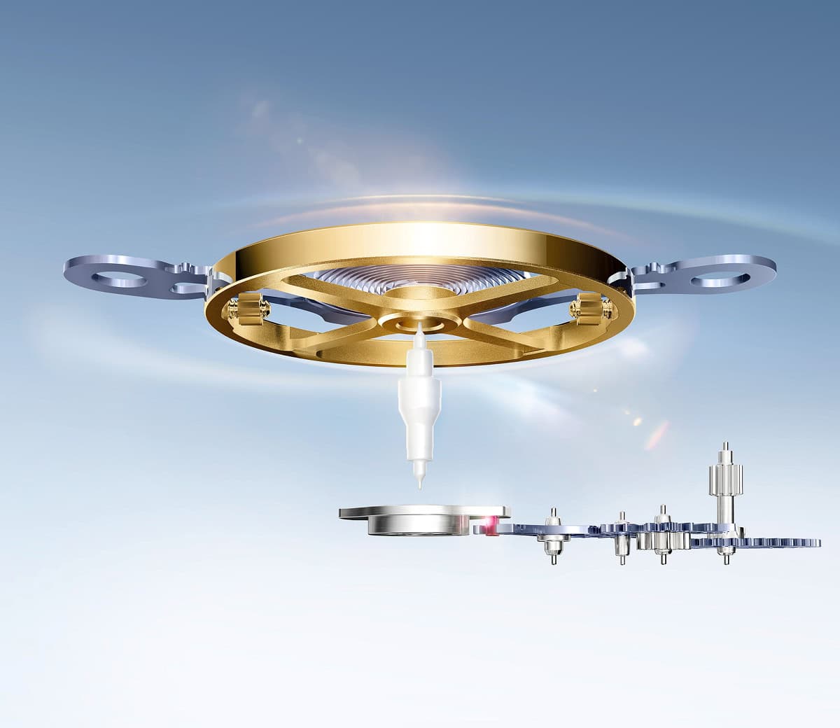 Der Oszilator der neuen Rolex Land-Dweller