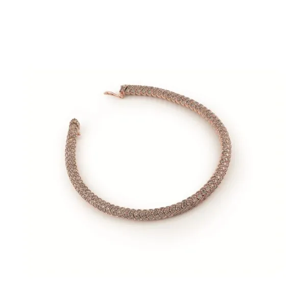 Armband Amori aus Roségold mit Diamanten