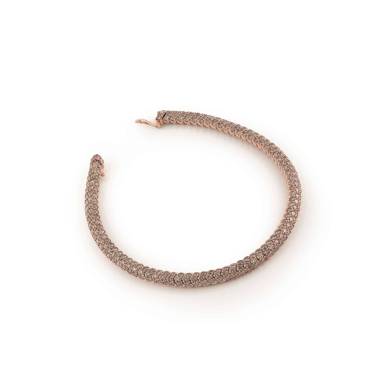 Armband Amori aus Roségold mit Diamanten