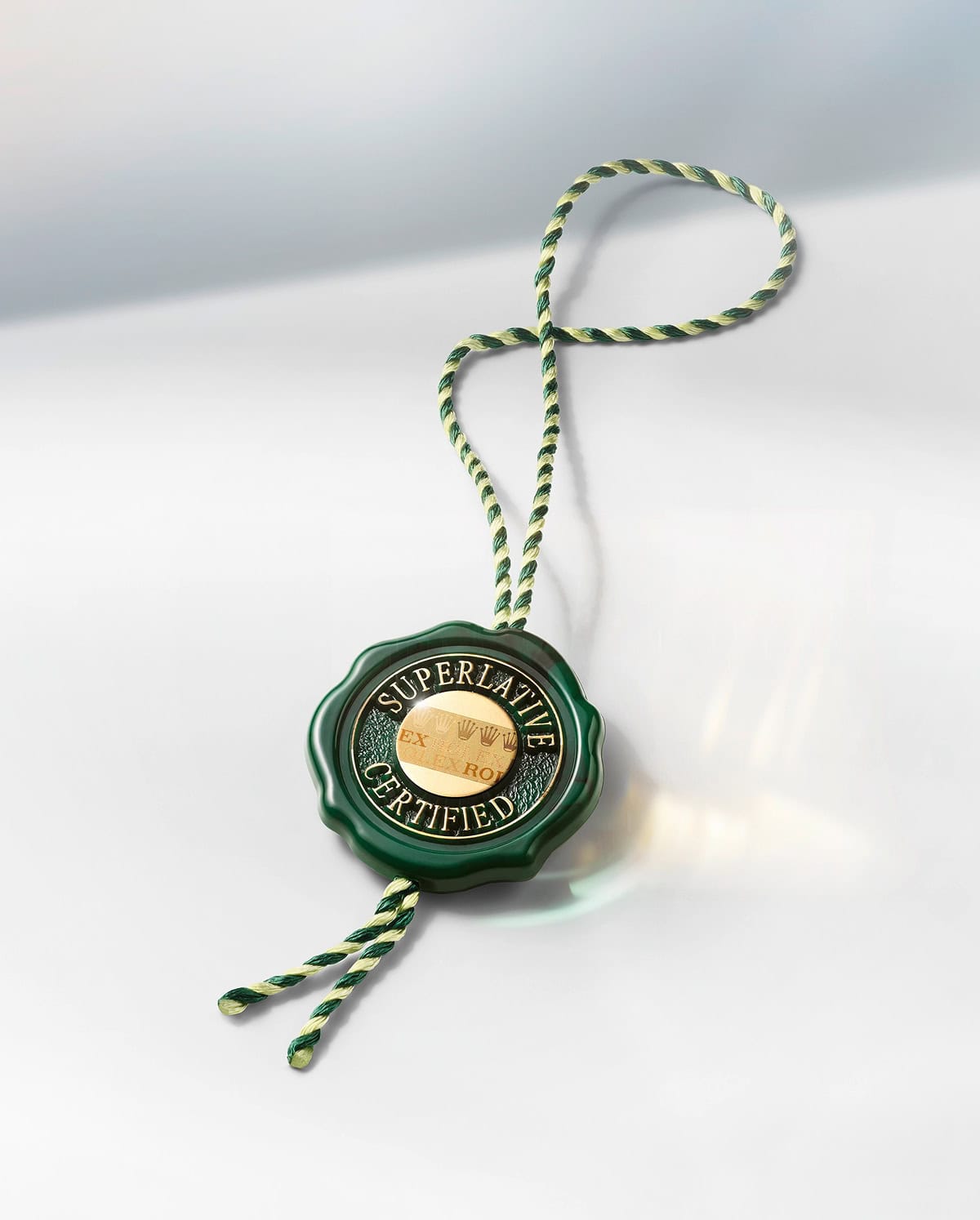 Das grüne Chronometer der Superlative Siegel von Rolex der neuen Land-Dweller