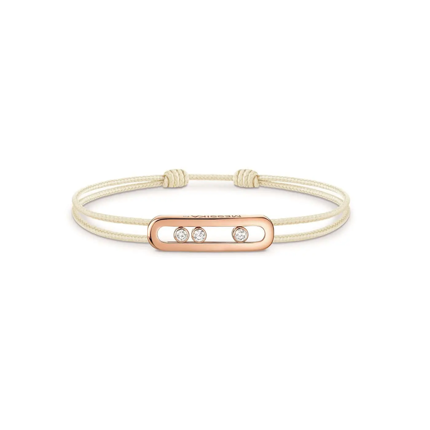 Messika Cares Armband mit Element aus Roségold und Diamanten
