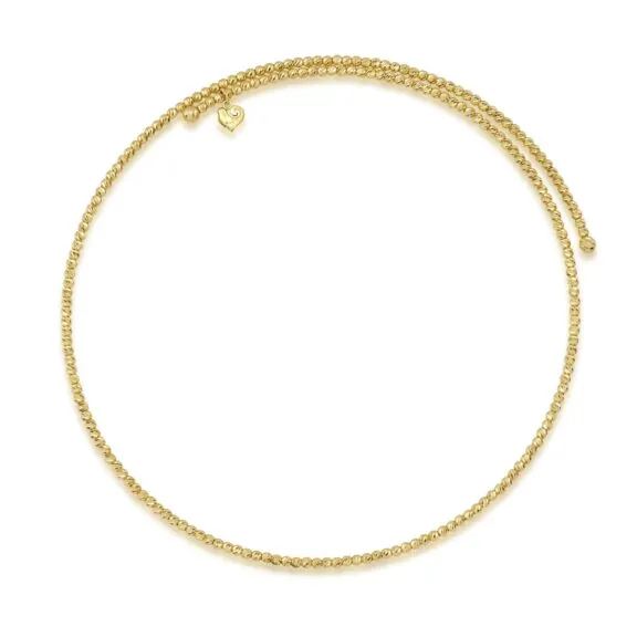 Chantecler Et voilà Collier aus vergoldetem Silber